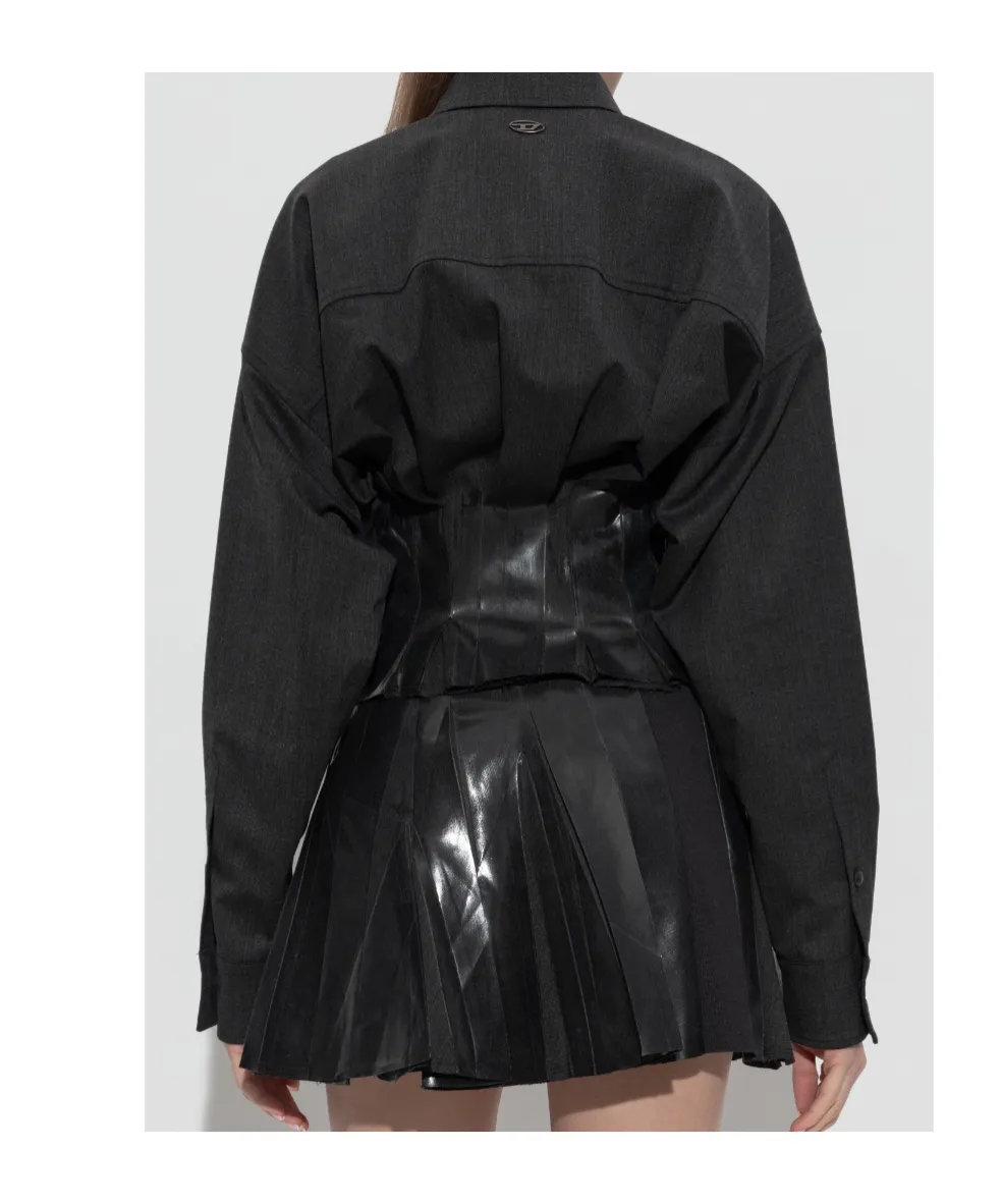 Zip Pleated Jacket