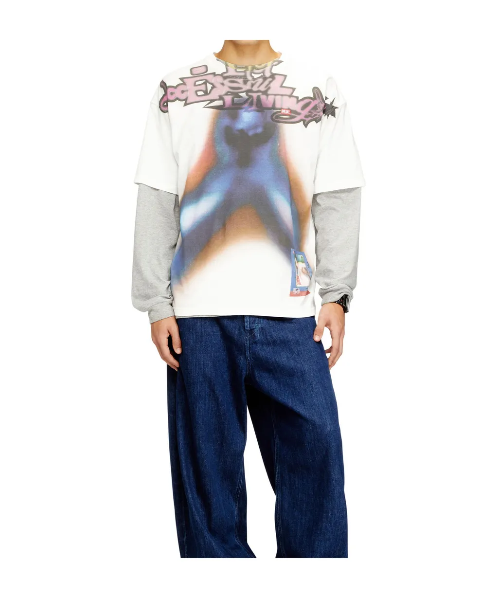 T-Boxt-V13 Printed Short-Sleeved T-Shirt