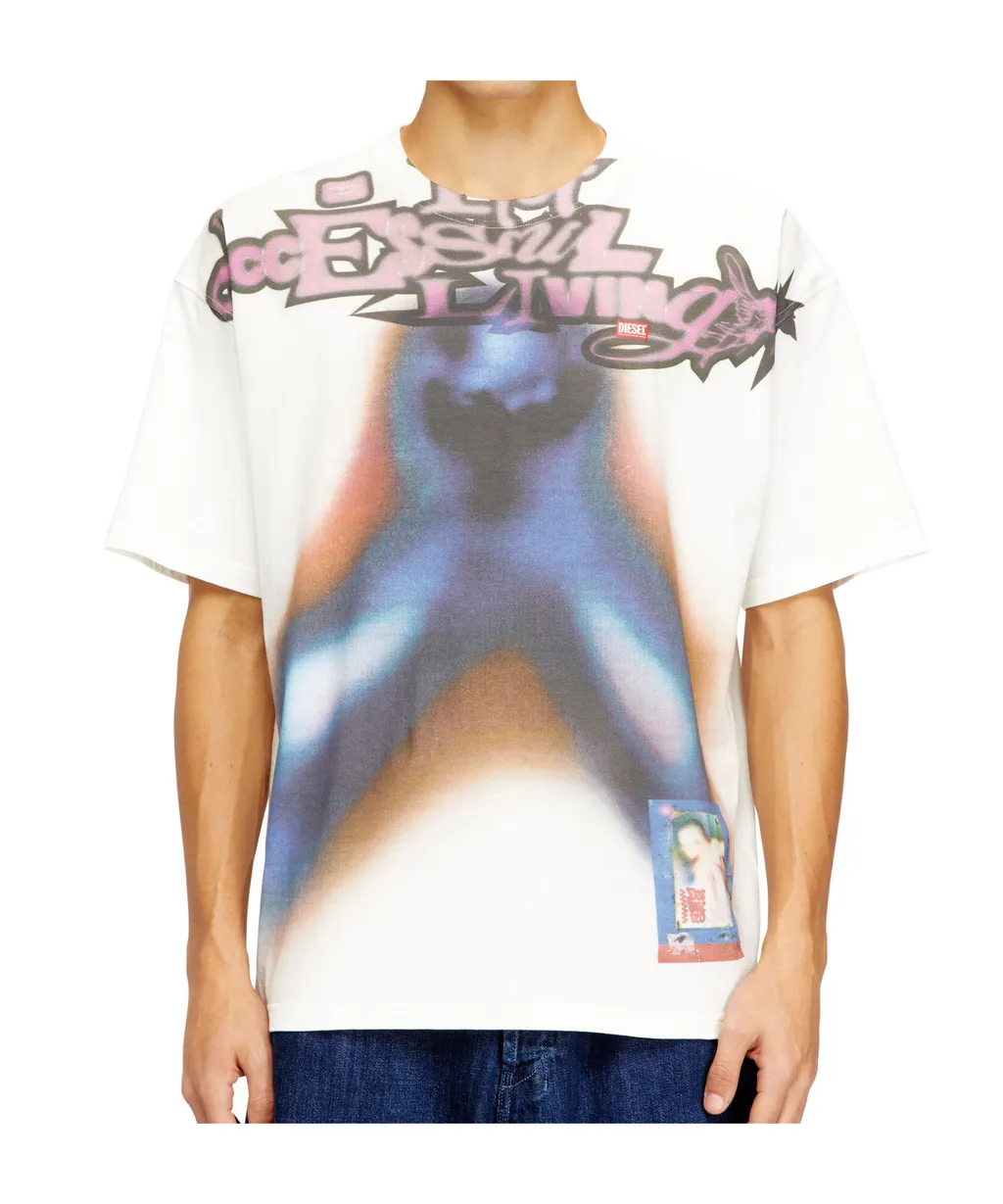 T-Boxt-V13 Printed Short-Sleeved T-Shirt