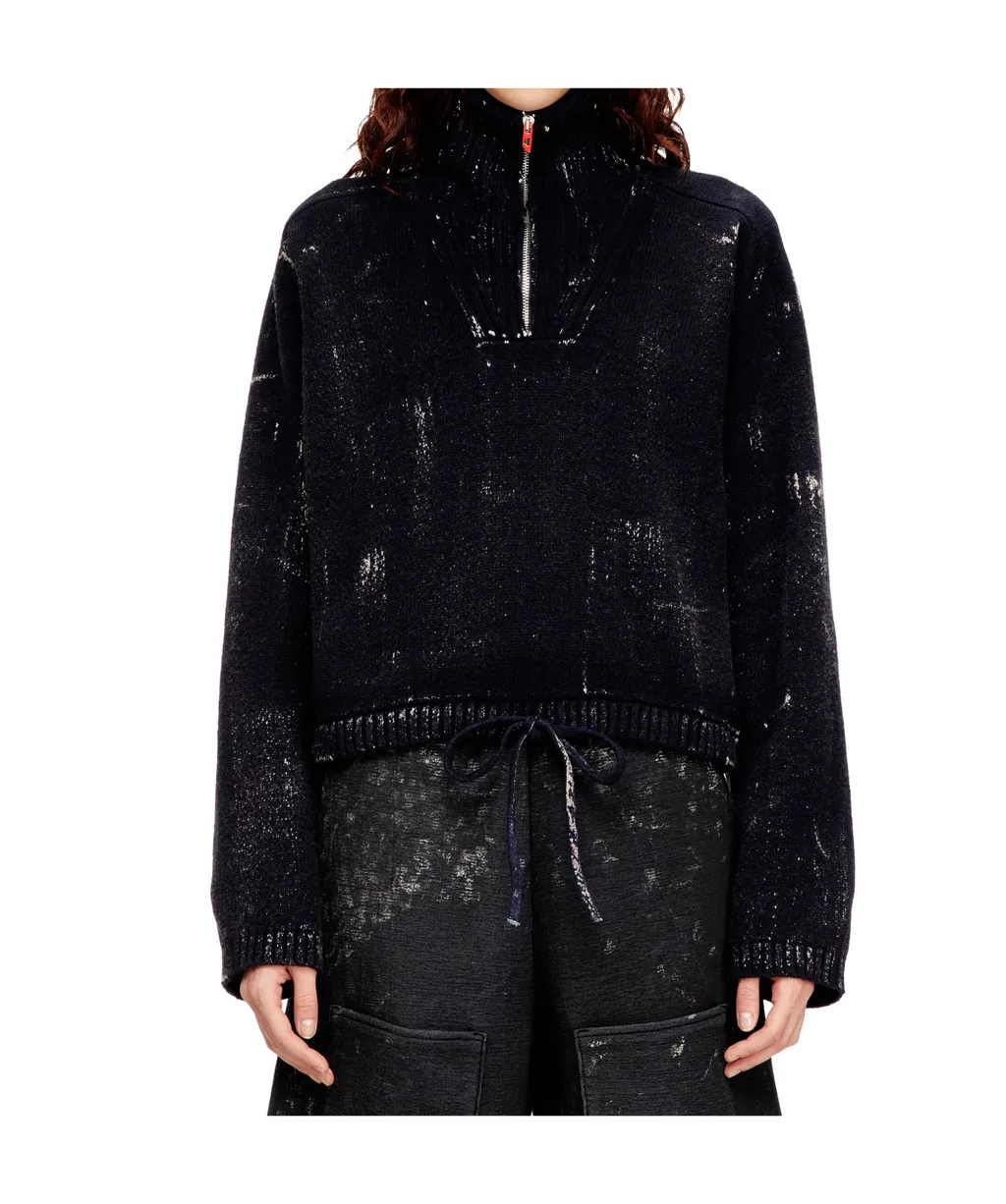 M-Marcellette Half-Zip Sweater