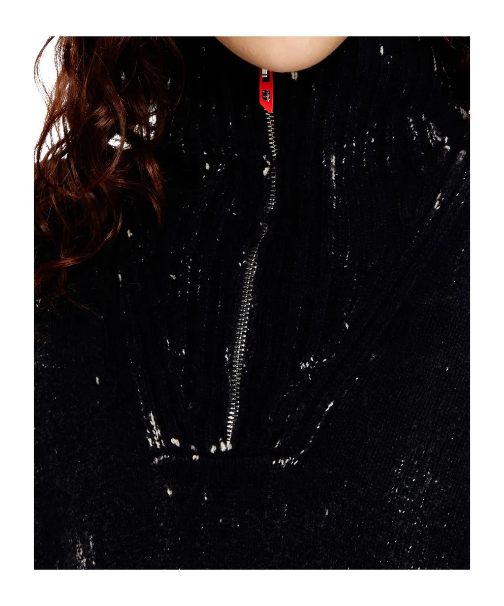 M-Marcellette Half-Zip Sweater