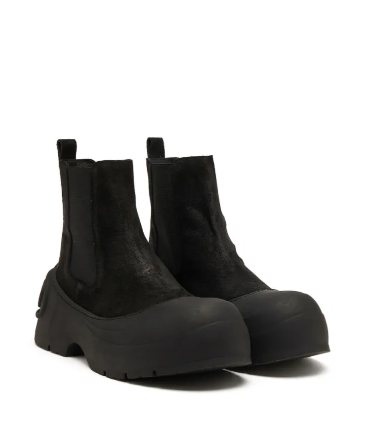 Logo-Detail Toe-Cap Boots