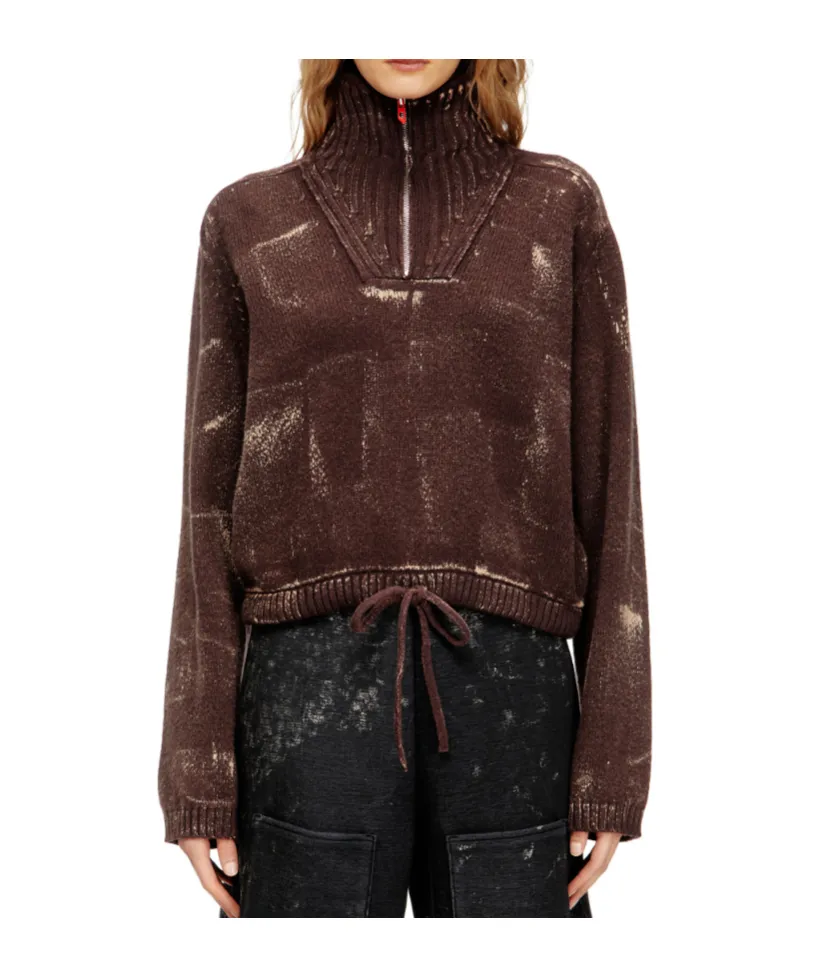 M-Marcellette Half-Zip Sweater