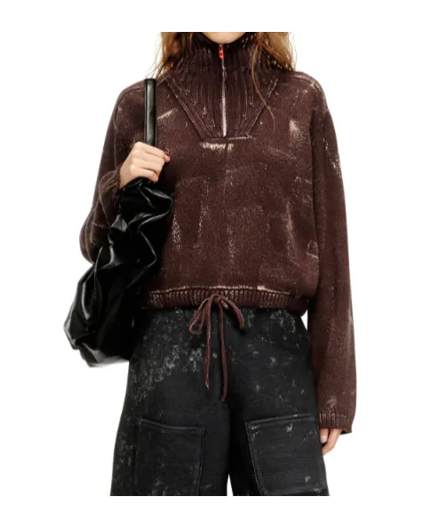M-Marcellette Half-Zip Sweater