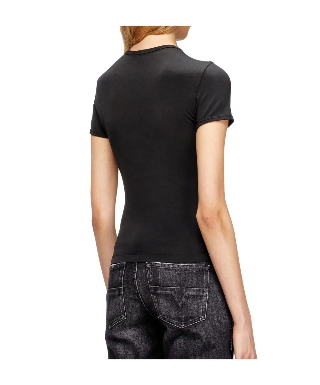 T-Uncutieslong-Od Metallic Oval D T-Shirt