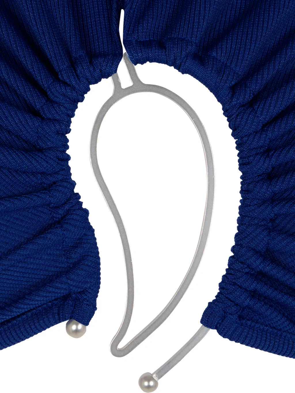 Ruched Ring-Detail Top