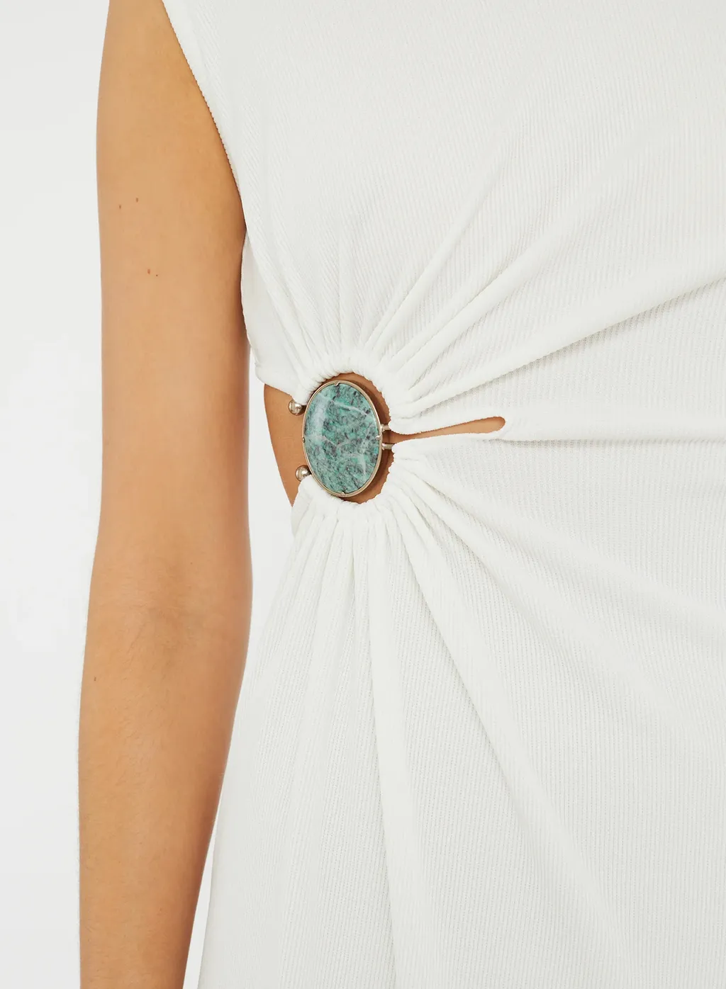 Mineral Stone Ruched Dress