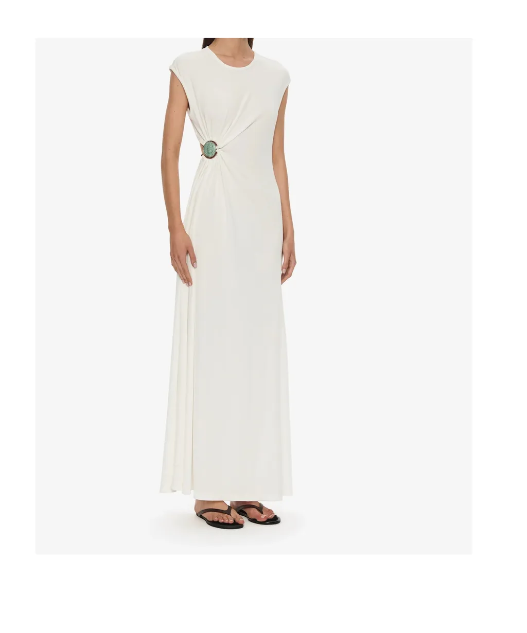 Mineral Stone Ruched Dress