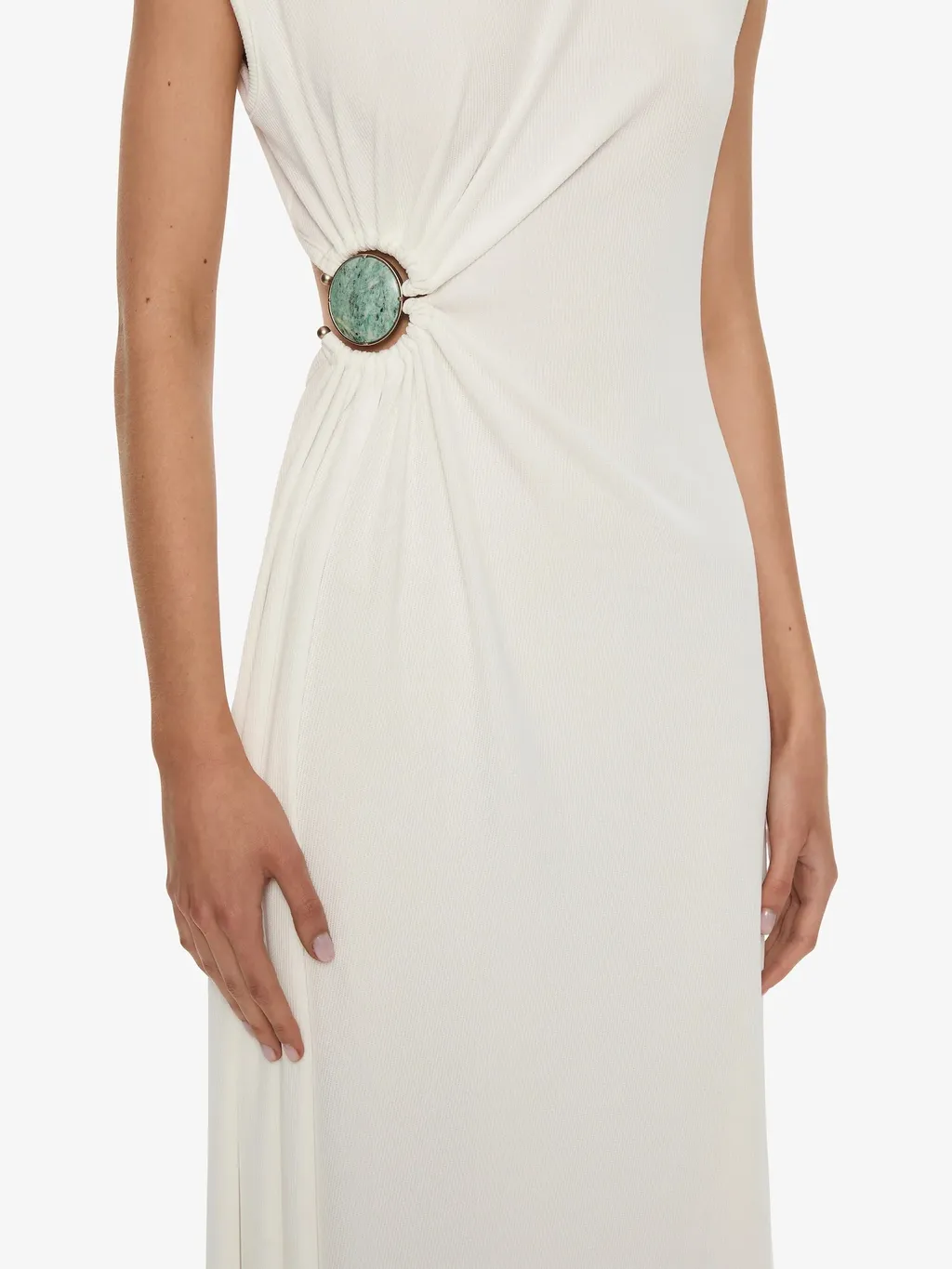 Mineral Stone Ruched Dress