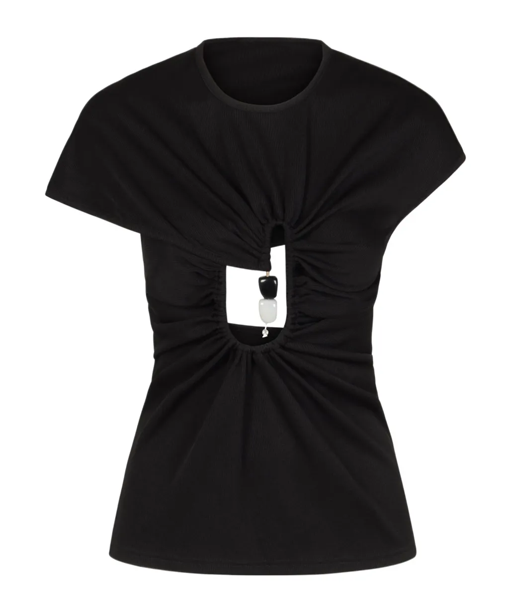 Pleated T-Shirt