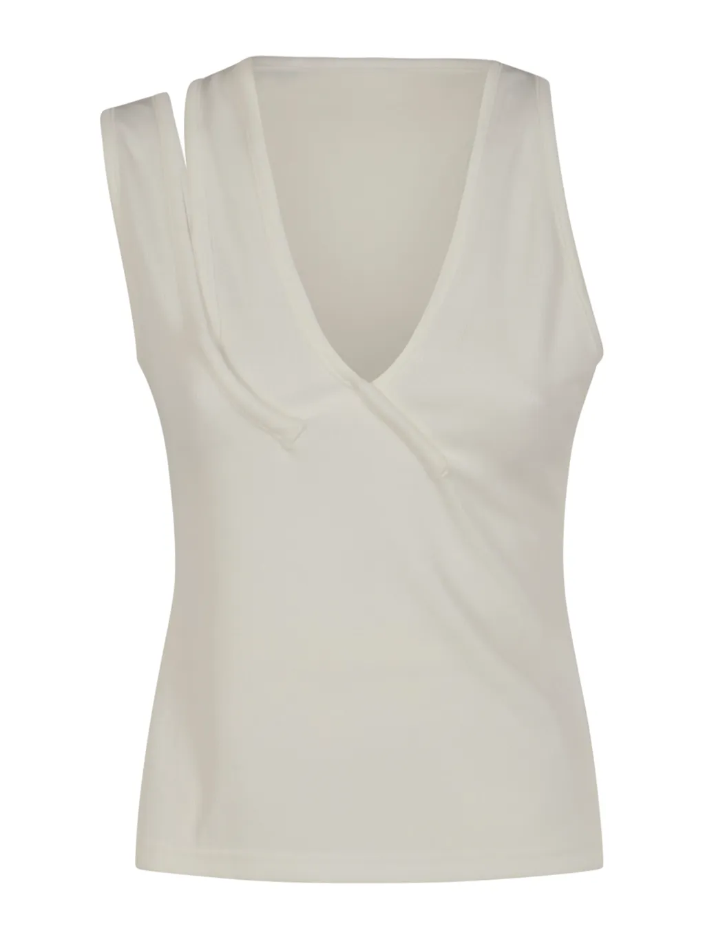 Cut-Out Ribbed Top