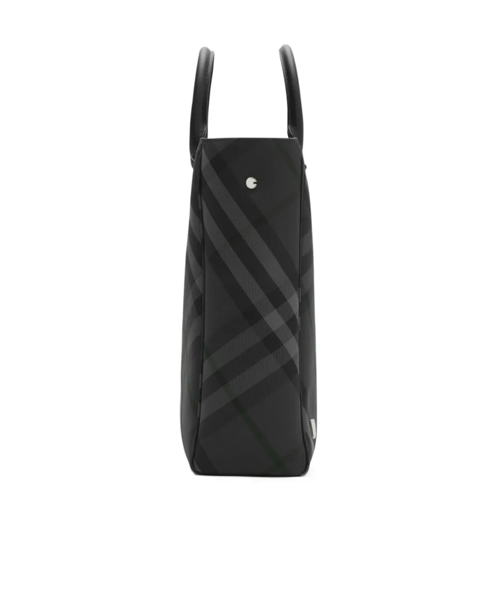Grid Tote Handled Tote Bag