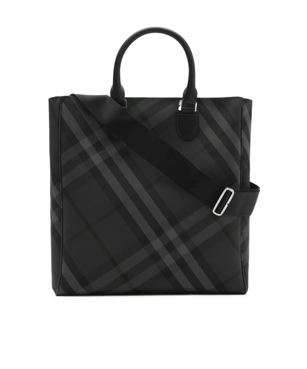 Grid Tote Handled Tote Bag