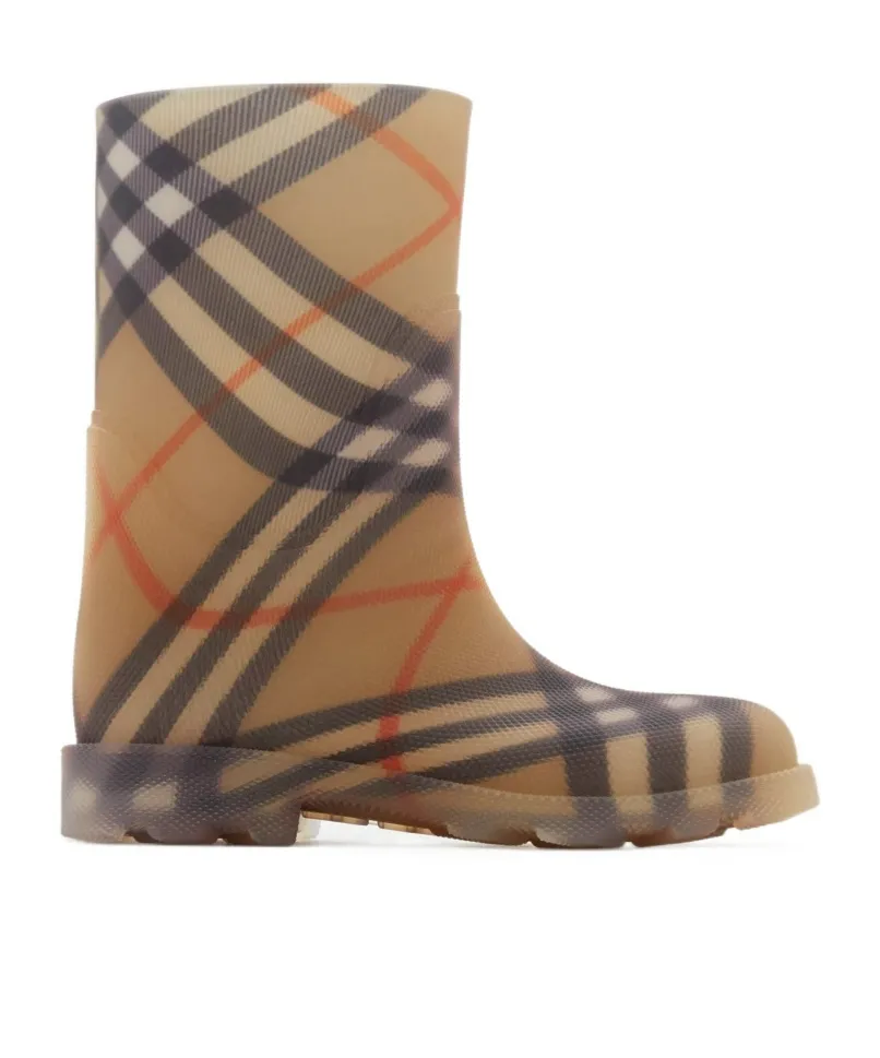 Marsh Checked Slip-On Ankle Boots