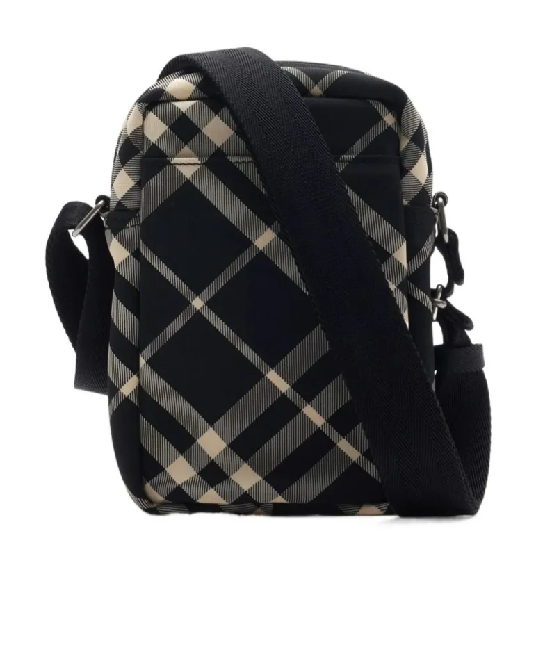 Ekfd Motif Checked Phone Bag