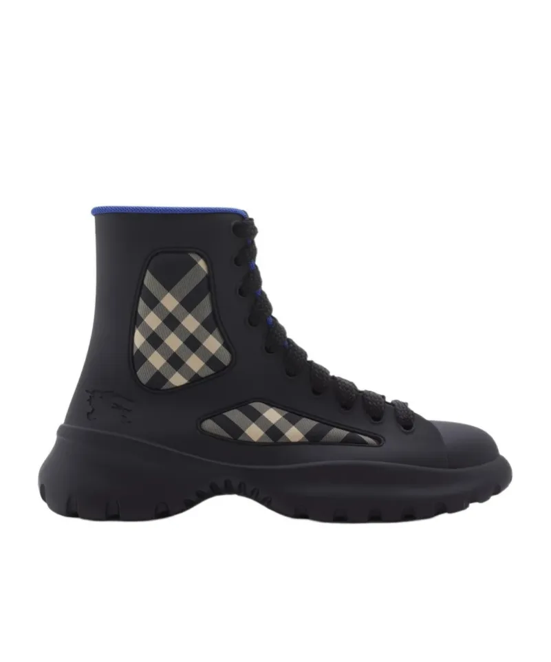 Boulder Checked Ankle Boots