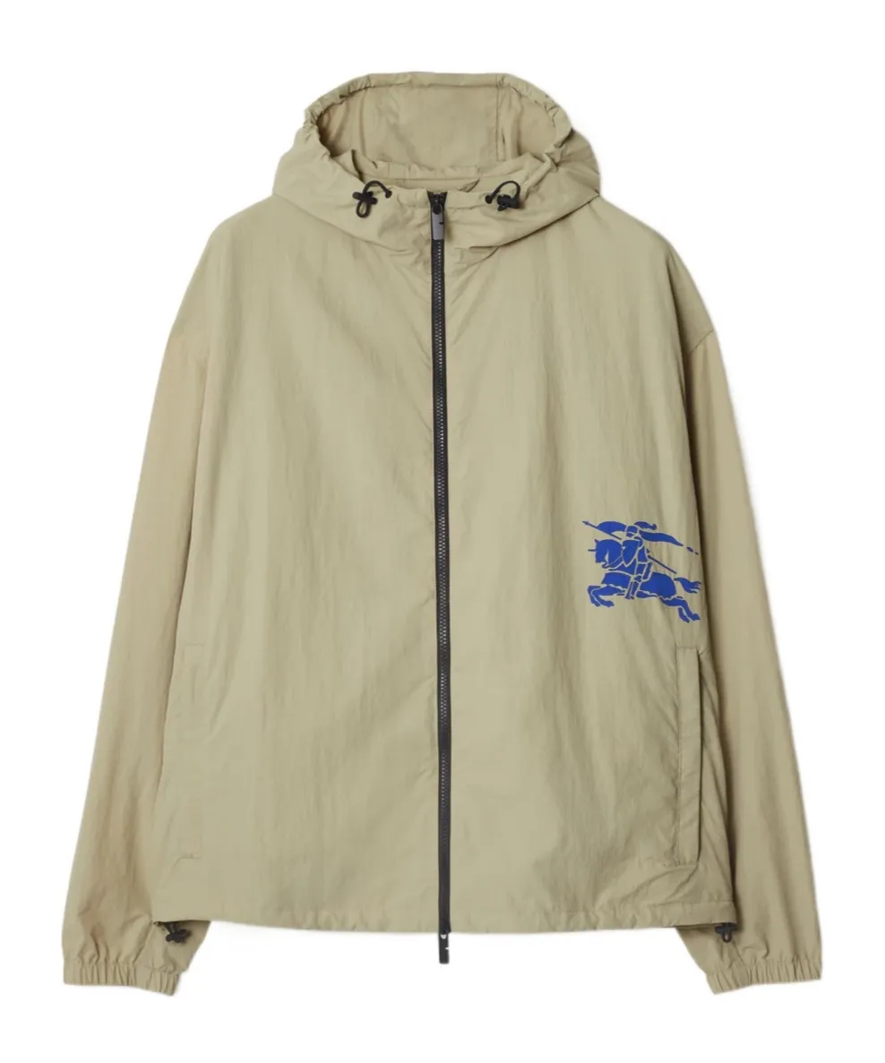 Ekd Printed Hooded Zipped Jacket