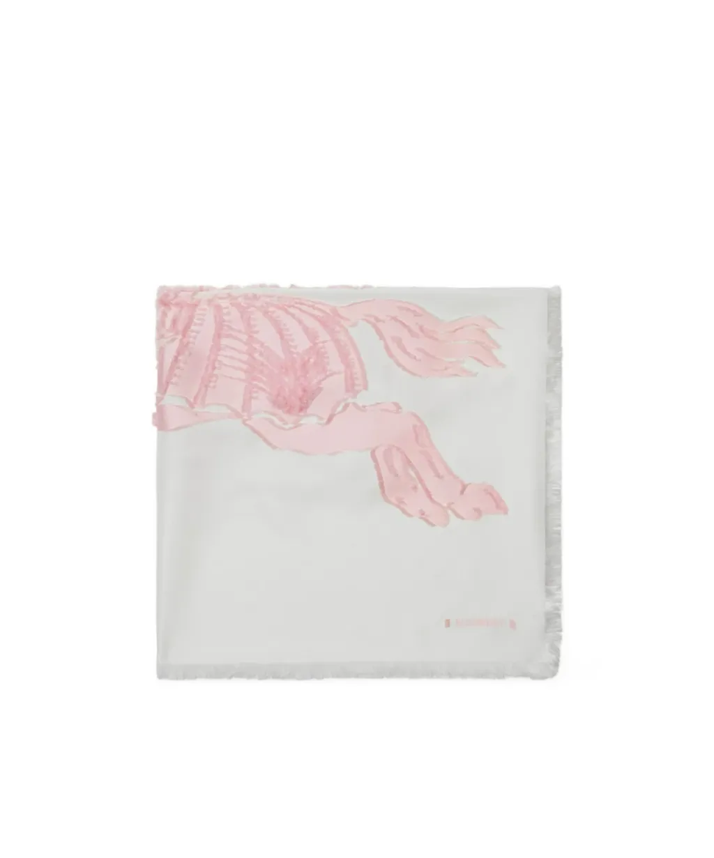 Ekd-Motif Fringed Scarf