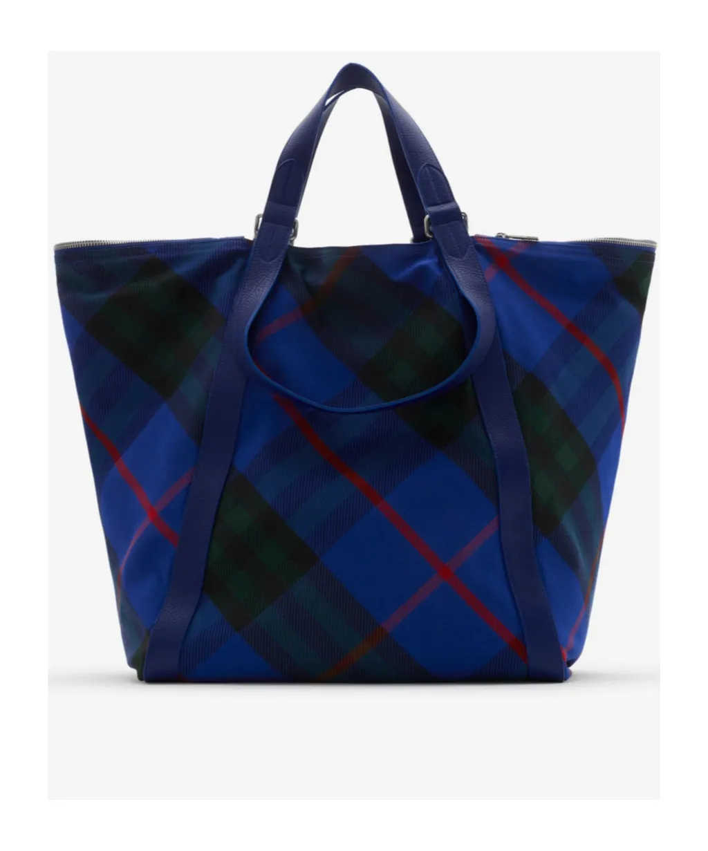 Festival Checked Tote Bag