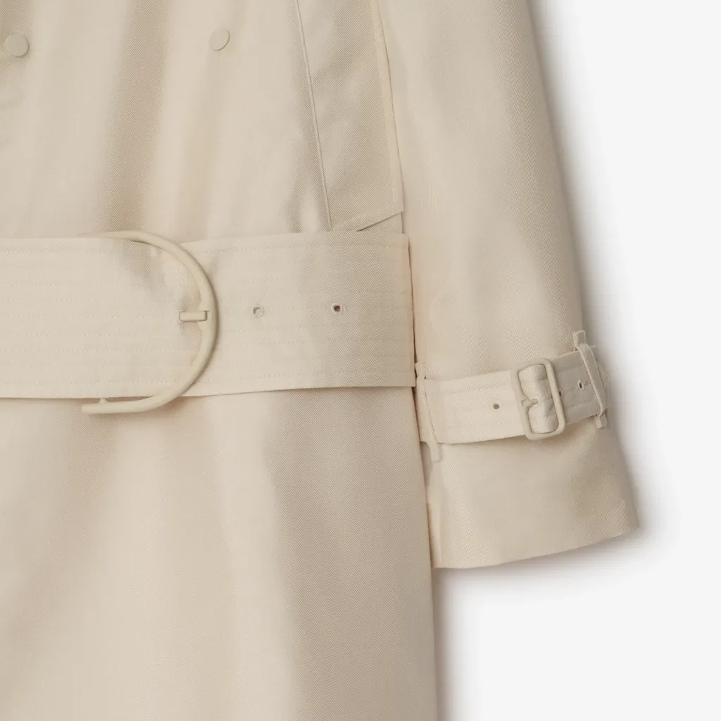 Double-Breasted Belted Trench Coat