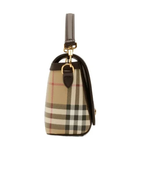 Note Checked Tote Bag