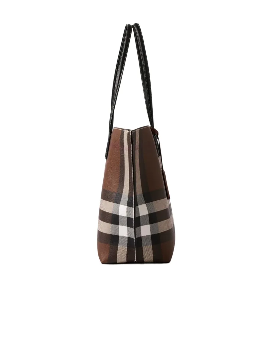 Check Printed Tote Bag