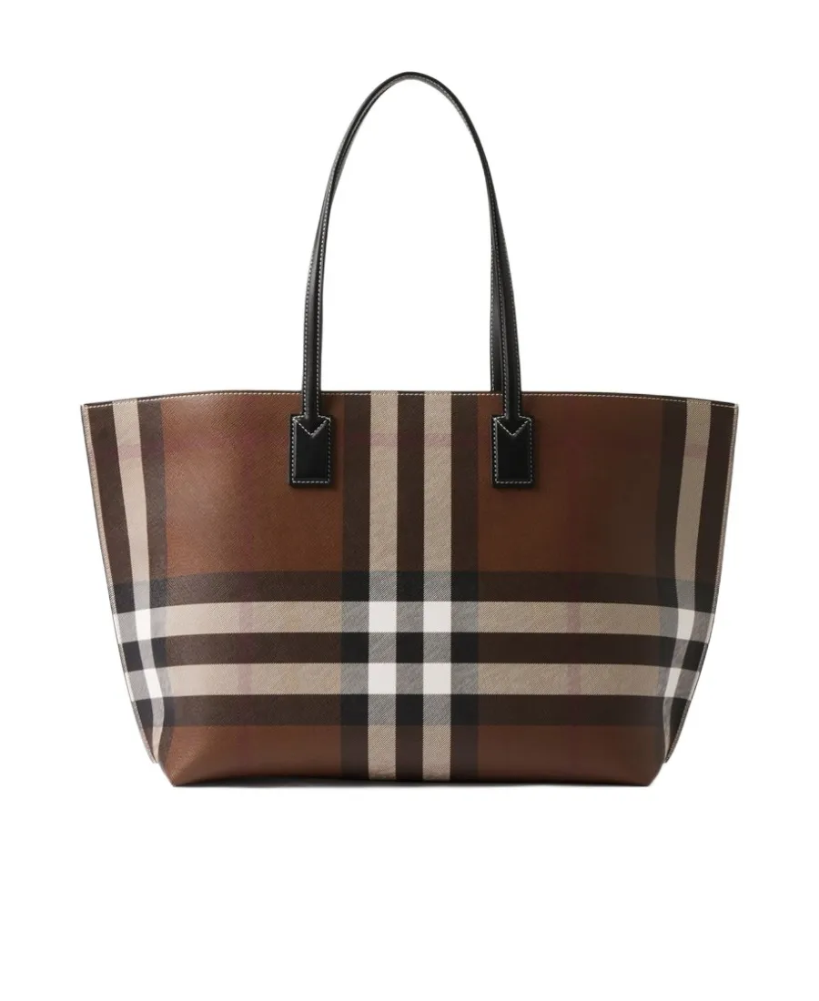 Check Printed Tote Bag