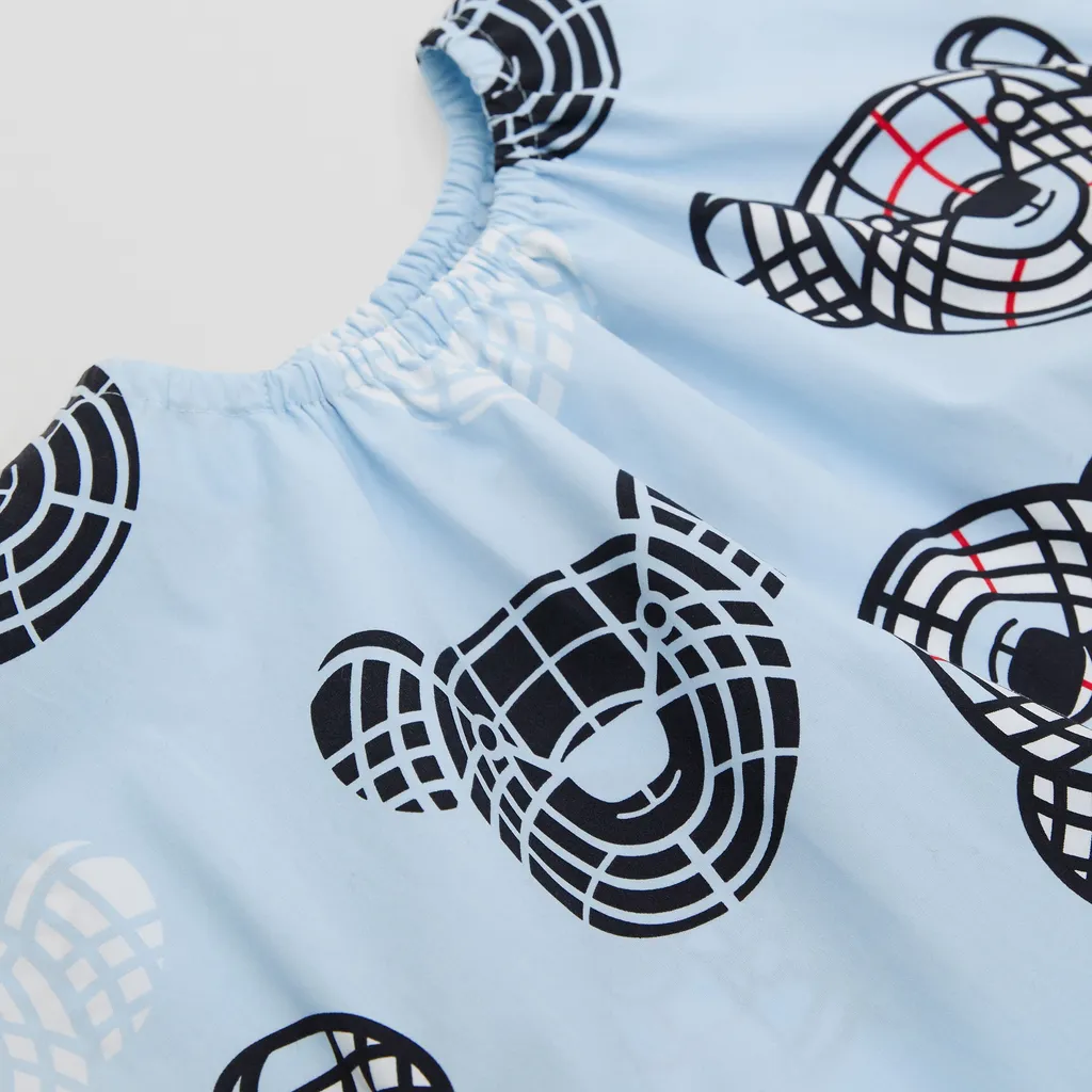 Thomas Bear-Print Cotton Blouse
