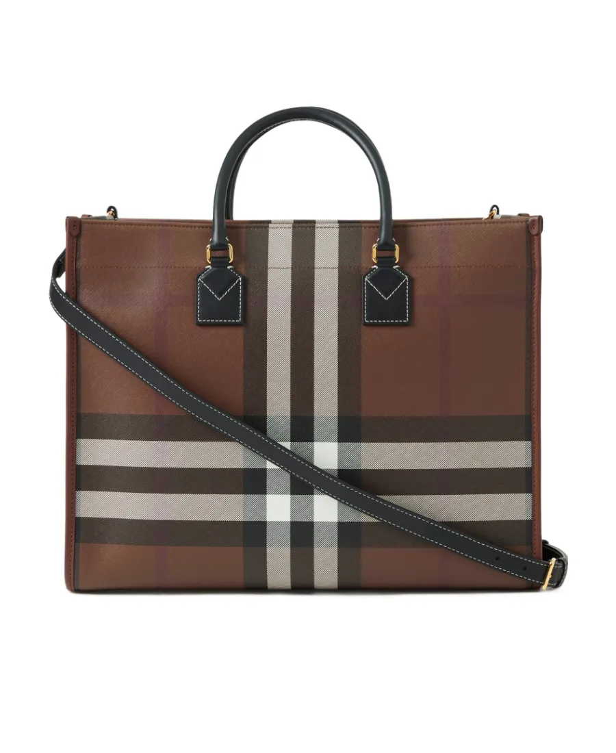 Checked Medium Freya Tote Bag
