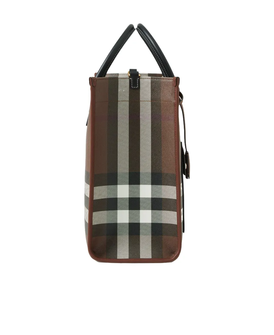 Checked Medium Freya Tote Bag