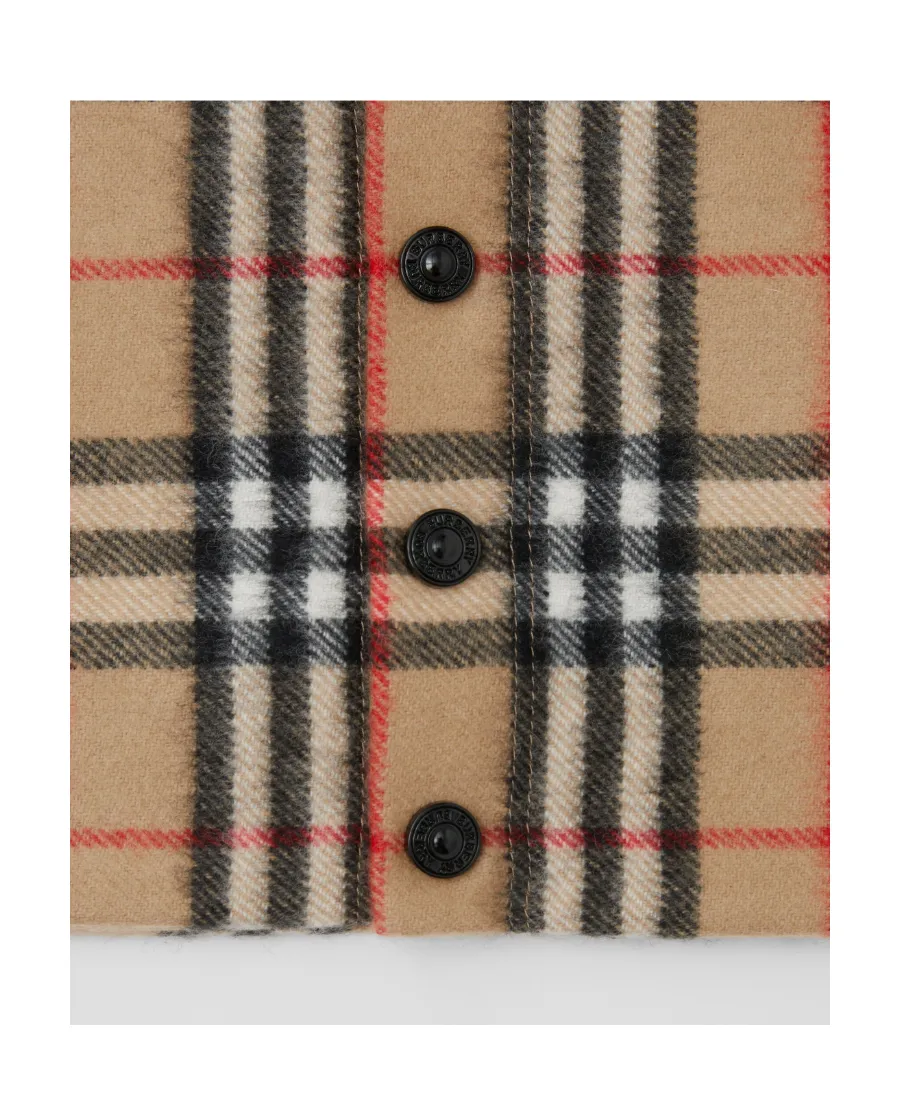 Checked Button-Up Scarves