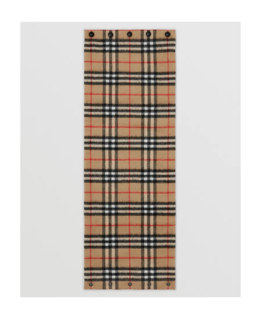 Checked Button-Up Scarves