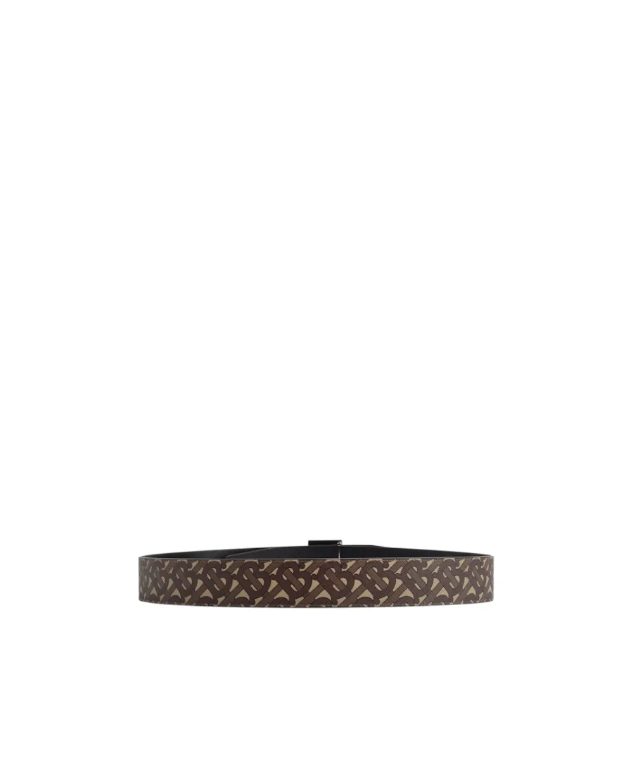Monogram-Print Reversible Belt