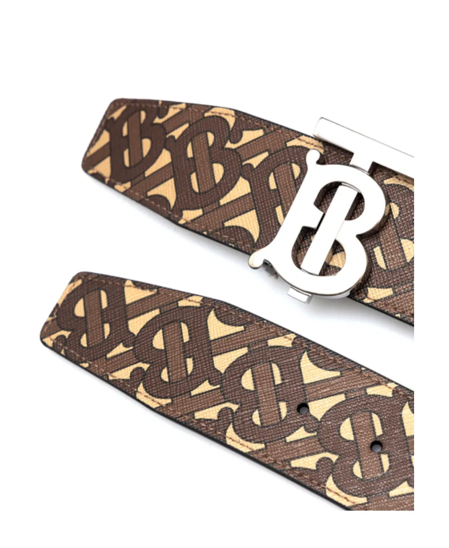 Monogram-Print Reversible Belt