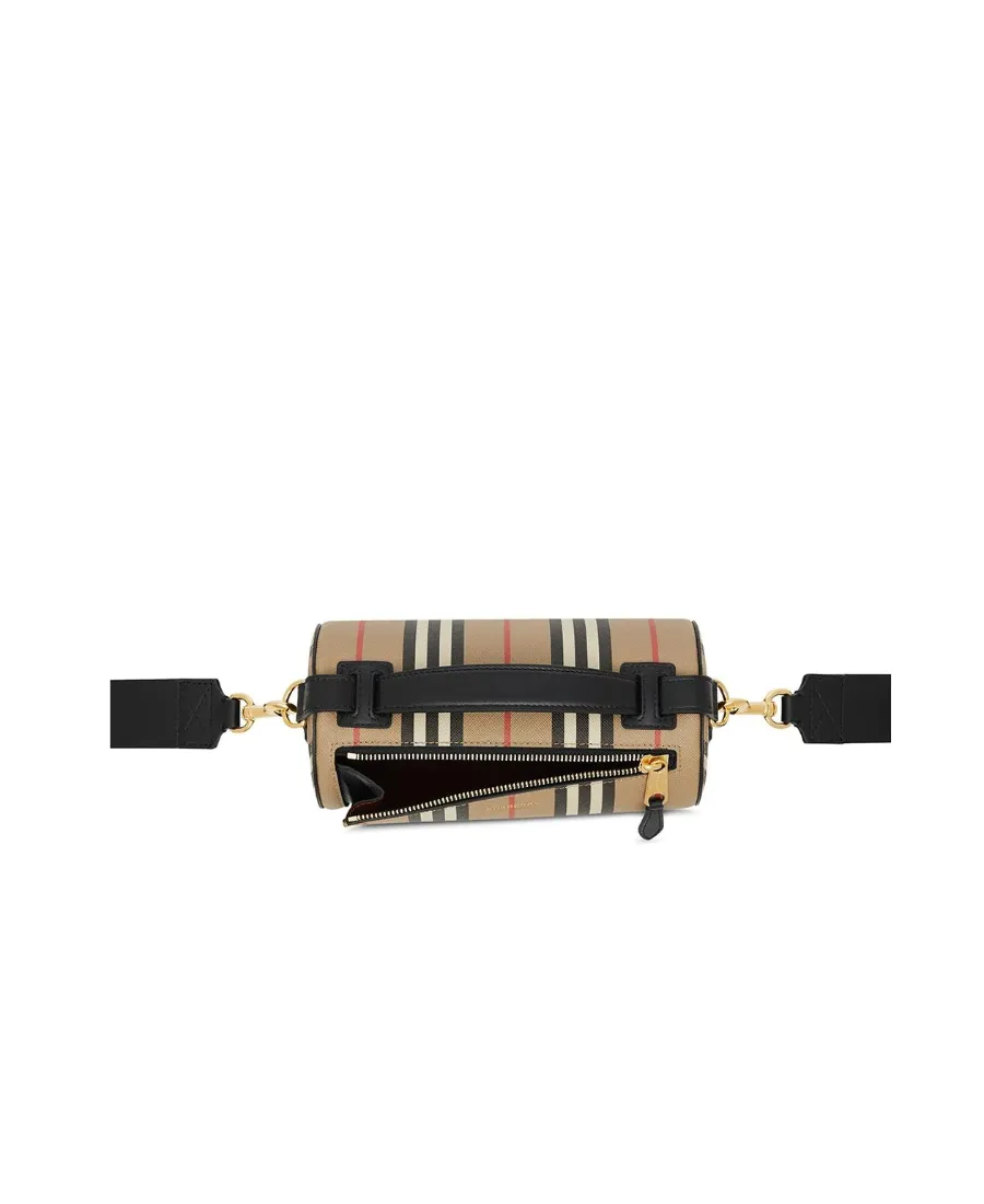The Vintage Check Barrel Bag