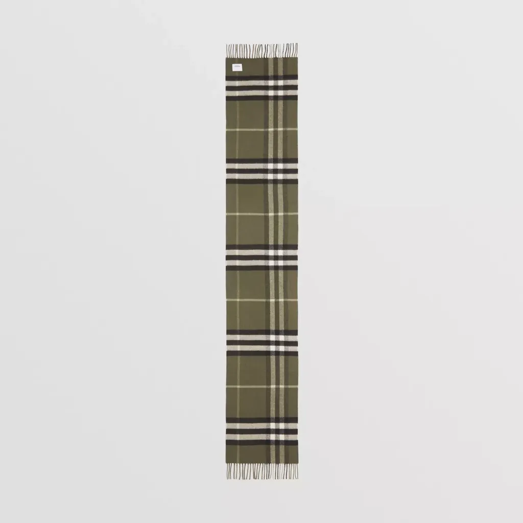 Reversible Check-Monogram Scarf