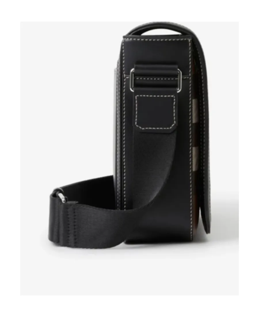 Small Alfred Checked Messenger Bag