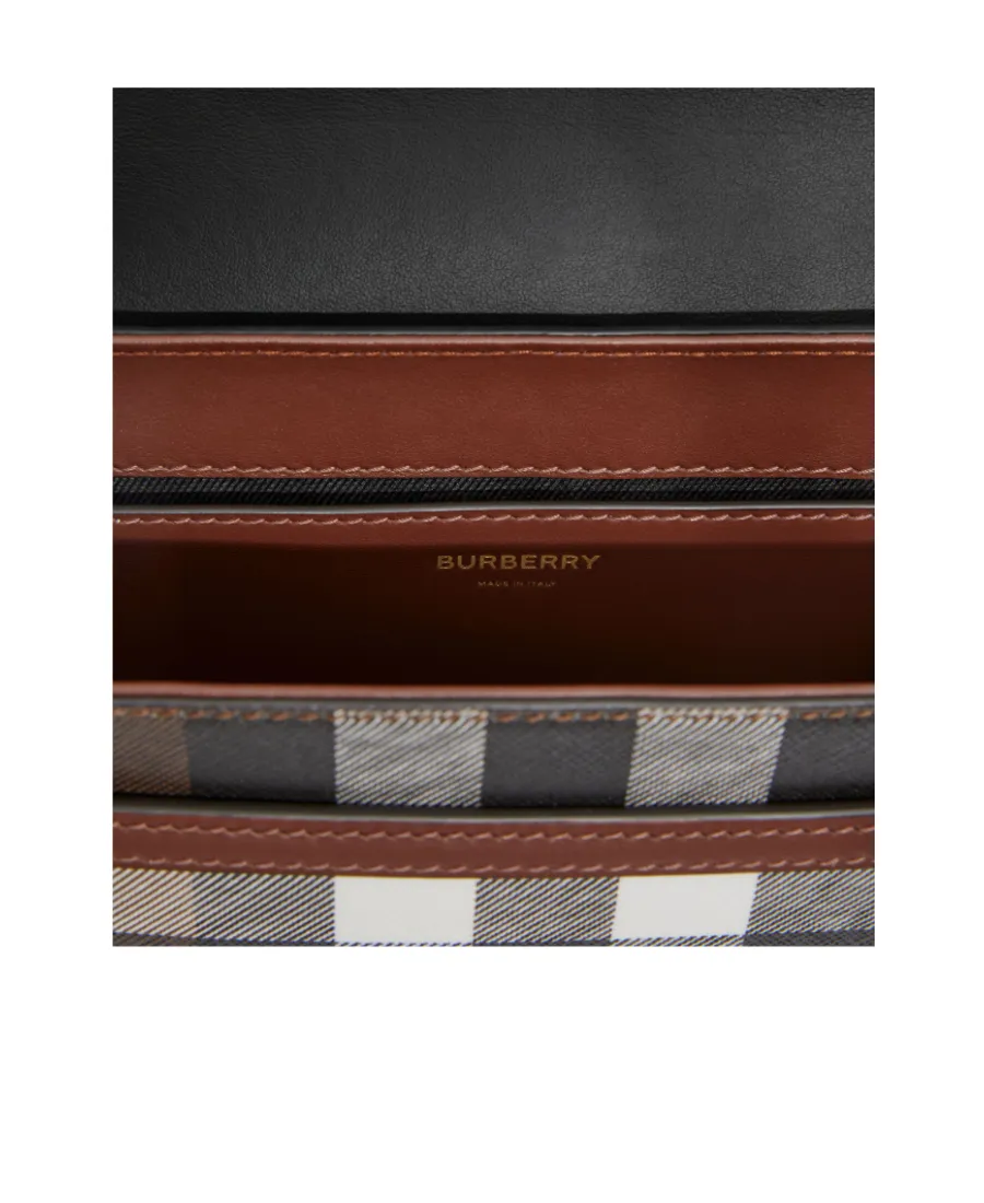 Note Check Crossbody Bag
