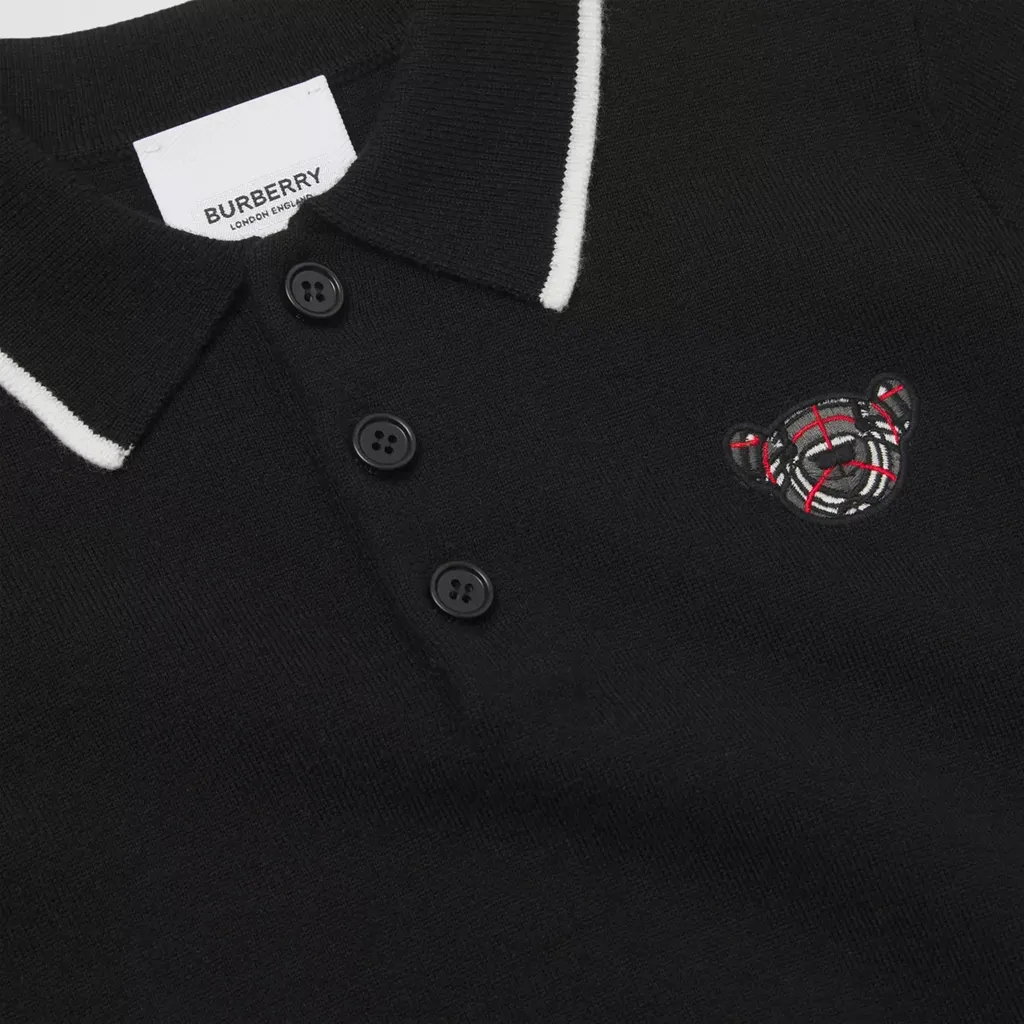 Thomas Bear Knitted Polo Shirt