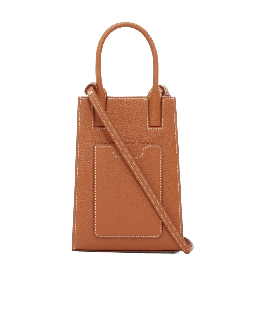 Logo Top Handle Bag