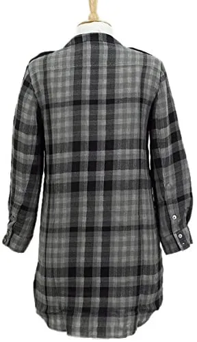 Plaid Long-Sleeved Shirt