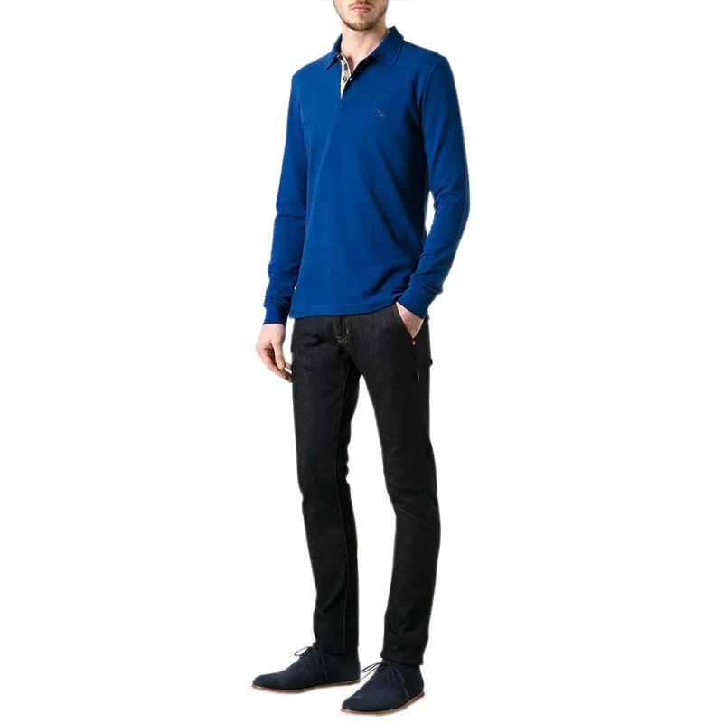 Logo Long-Sleeved Polo Shirt