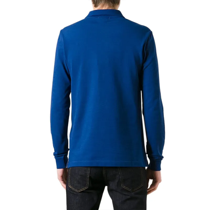 Logo Long-Sleeved Polo Shirt