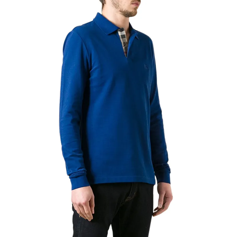 Logo Long-Sleeved Polo Shirt