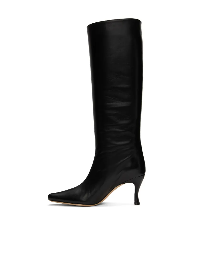 Pointed Knee-Length Boots