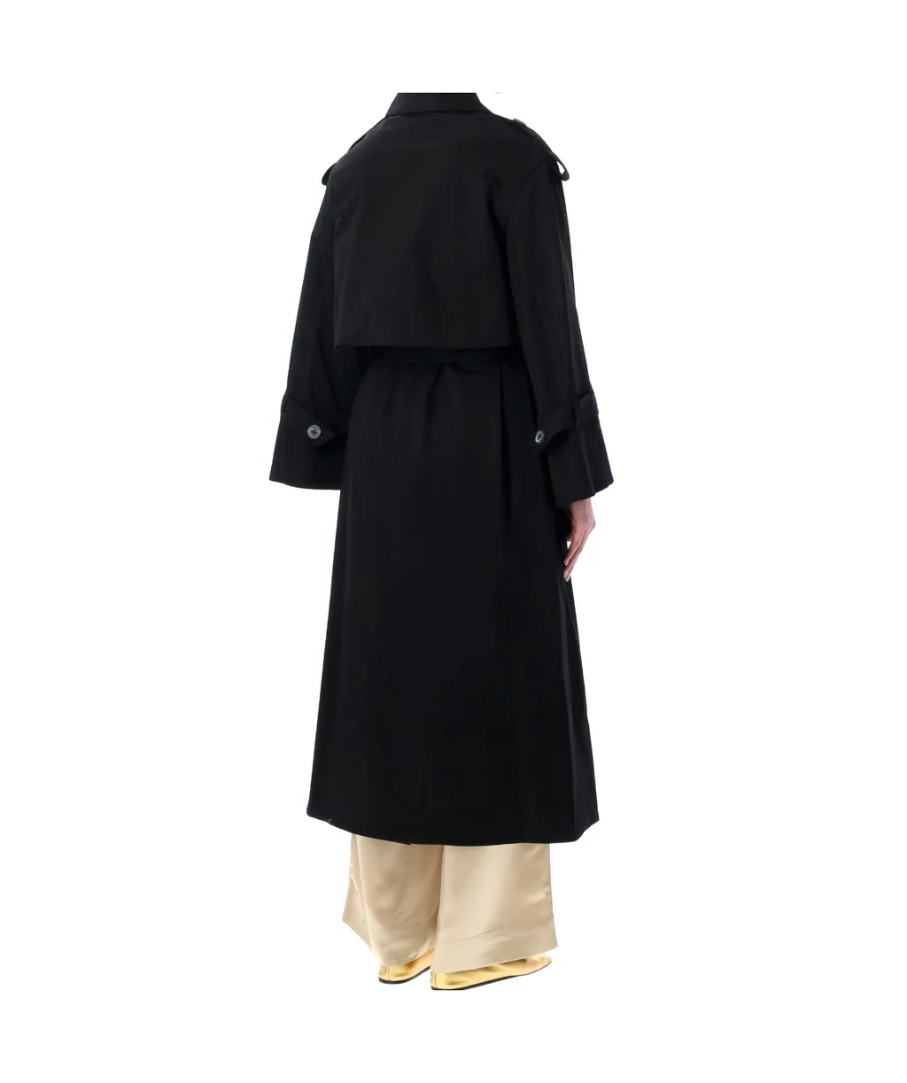 Alaya Double-Breasted Trench Coat