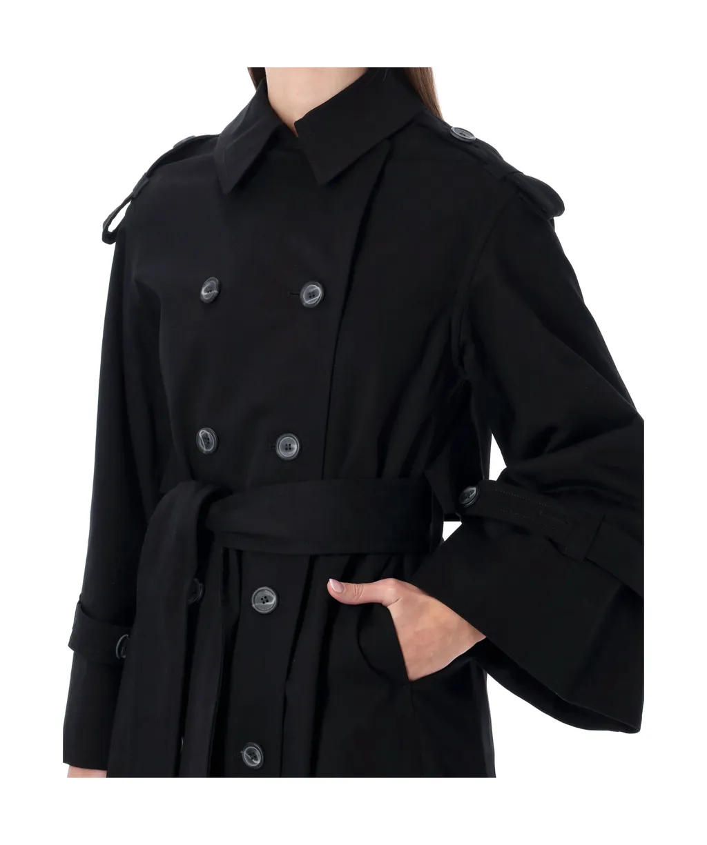 Alaya Double-Breasted Trench Coat