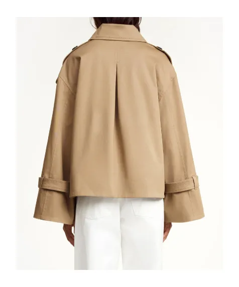 Alisandra Double-Breasted Trench Coat