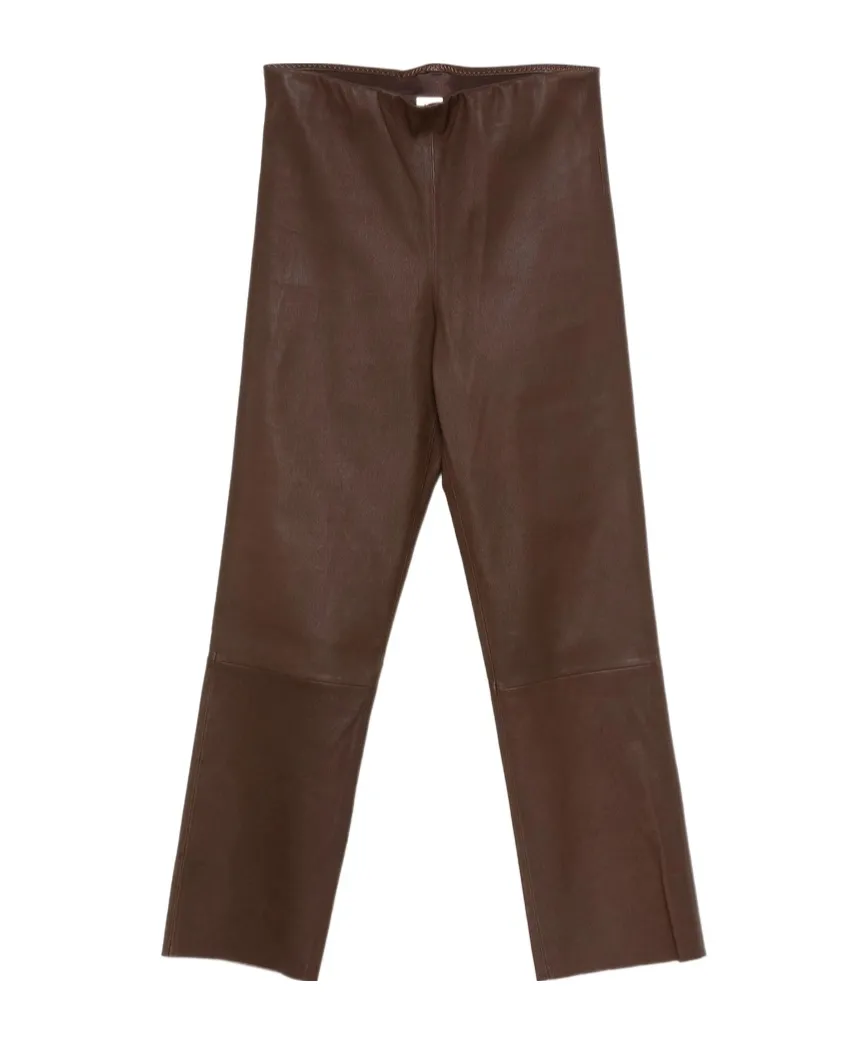 Leather Track Pants