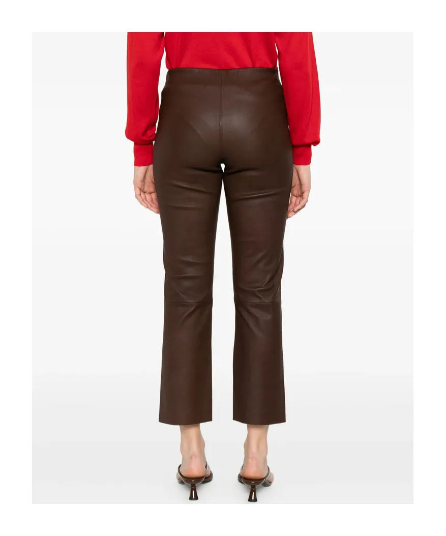 Leather Track Pants